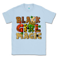 Dusty Blue black girl magic juneteenth Classic Tee - CowGirlArtShop