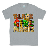 Heather Grey black girl magic juneteenth Classic Tee - CowGirlArtShop