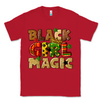 Red black girl magic juneteenth Classic Tee - CowGirlArtShop