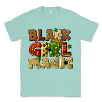Seafoam black girl magic juneteenth Classic Tee - CowGirlArtShop