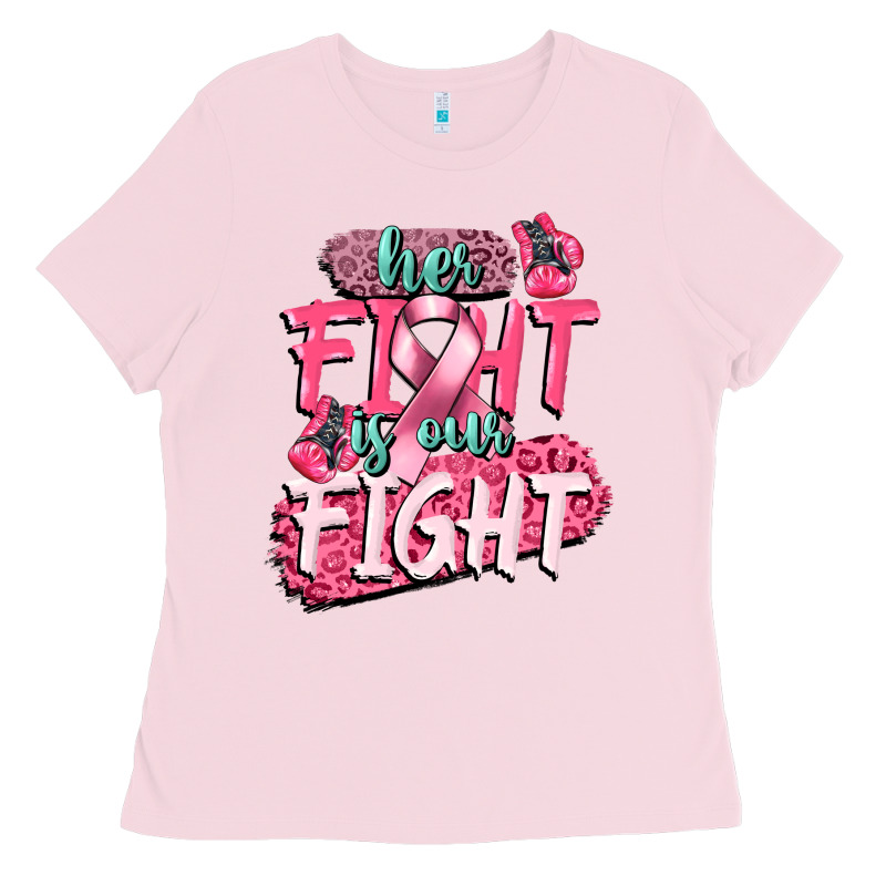 Her Fight Is Our Fight Ladies Tee by CowGirlArtShop | Teevron