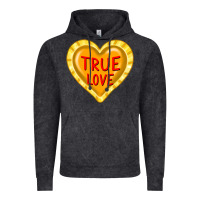 Vintage Black valentine's day hearts Vintage Hoodie - FaDigitalArtStudio