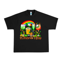 Black St. Patrick's wine glasses Urban Heavy Tee - OliviaCreatesArt