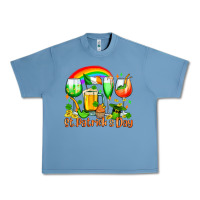 Pebble Blue St. Patrick's wine glasses Urban Heavy Tee - OliviaCreatesArt