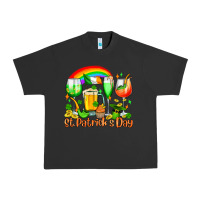 Pigment Black St. Patrick's wine glasses Urban Heavy Tee - OliviaCreatesArt