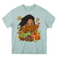 Fall With Black Girl Heavy Core Tee | Teevron