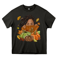 Asphalt Fall with black girl Heavy Core Tee - NancyCooperArtShop