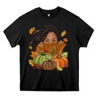 Black Fall with black girl Heavy Core Tee - NancyCooperArtShop