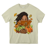 Mossy Fall with black girl Heavy Core Tee - NancyCooperArtShop