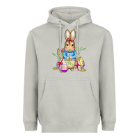Moon Dust easter bunny and eggs Heavyweight Hoodie - AdoDesignShop