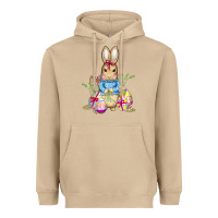 Mushroom easter bunny and eggs Heavyweight Hoodie - AdoDesignShop