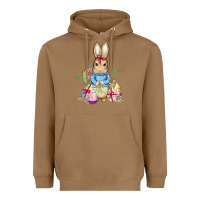 Toasted Coconut easter bunny and eggs Heavyweight Hoodie - AdoDesignShop