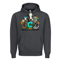 Smoke ocd obsessive cow disorder Zipper Hoodie - AdoDesignShop