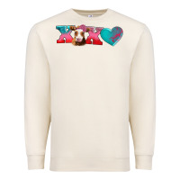 Sandshell xoxo guarnsey cow Premium Sweatshirt - AdoDesignShop