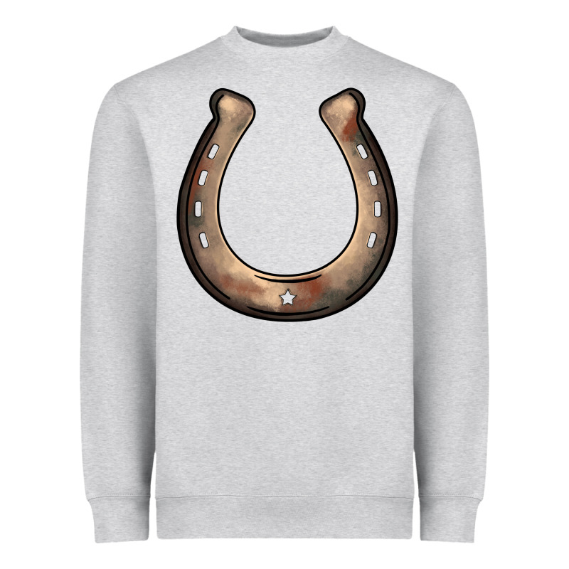 Western Horseshoe Heavyweight Sweatshirt by BarkalooDesign | Teevron