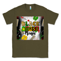 Army Green black nurse magic Classic Tee - CowGirlArtShop