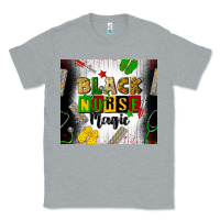 Heather Grey black nurse magic Classic Tee - CowGirlArtShop