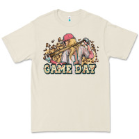 Bone game day baseball leopard Premium Tee - HowdyJamesFarm