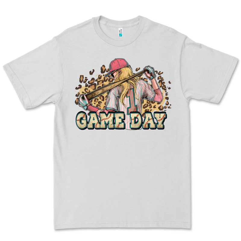 Game Day Baseball Leopard Premium Tee by HowdyJamesFarm | Teevron