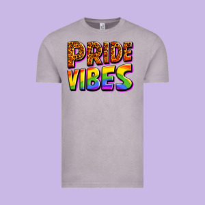 Pride Vibes Vintage Tee Designed By Oliviacreatesart