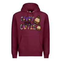Burgundy Candy Corn Cutie Premium Hoodie - CowhideDigitalArt