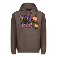 Coffee Candy Corn Cutie Premium Hoodie - CowhideDigitalArt