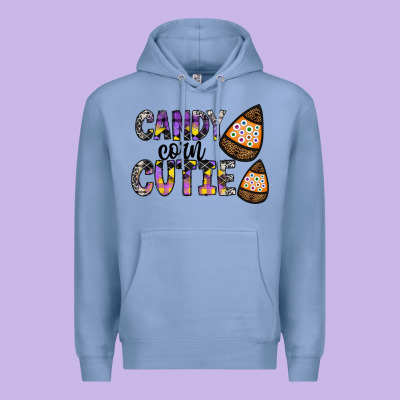 Candy Corn Cutie Premium Hoodie Designed By Cowhidedigitalart