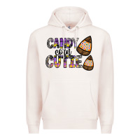 Pale Pink Candy Corn Cutie Premium Hoodie - CowhideDigitalArt