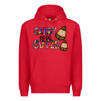 Red Candy Corn Cutie Premium Hoodie - CowhideDigitalArt