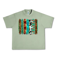 Oil Green western brushstroke Urban Heavy Tee - OliviaCreatesArt