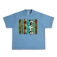 Pebble Blue western brushstroke Urban Heavy Tee - OliviaCreatesArt