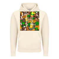 Vintage Artic St. Patrick's Day Pig With Beer And Shamrock Vintage Hoodie - FaDigitalArtStudio