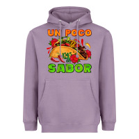 Lavender un poco sabor with taco and pepper Heavyweight Hoodie - AdoDesignShop