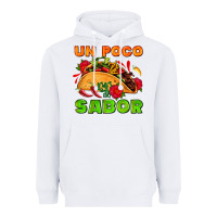 White un poco sabor with taco and pepper Heavyweight Hoodie - AdoDesignShop