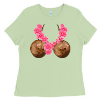 Matcha hawaiian coconut bra cool halloween flowery Ladies Tee - baoMotion