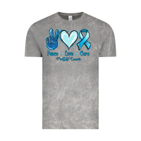 Cloud Rock Peace Love Cure Prostate Cancer Vintage Tee - Jasminsmagicworld