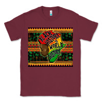 Burgundy black history is world history Classic Tee - CowGirlArtShop