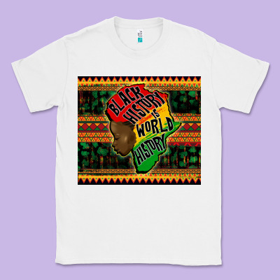 Black History Is World History Classic Tee Designed By Cowgirlartshop