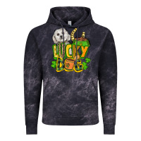 Cloud Black lucky dog St. Patrick's Vintage Hoodie - FaDigitalArtStudio