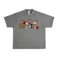 Tornado Xoxo Valentine skulls Valentine's Day Urban Heavy Tee - FaDigitalArtStudio