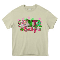 Mossy santa baby pink christmas Heavy Core Tee - texasbilliewilder