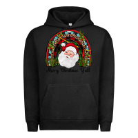Pigment Black merry christmas y'all rainbow Urban Hoodie - JahusDesignShop