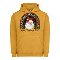 Pigment Peanut Butter merry christmas y'all rainbow Urban Hoodie - JahusDesignShop