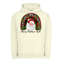 Merry Christmas Y'all Rainbow Urban Hoodie | Teevron