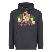 Smoke easter bunny with carrots and daisy Heavyweight Hoodie - AdoDesignShop