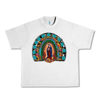 Lunar Rock Lady Of Guadalupe Rainbow Urban Heavy Tee - RanaPortraitStore