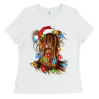Christmas Heifer Cow Gnome Ladies Tee | Teevron