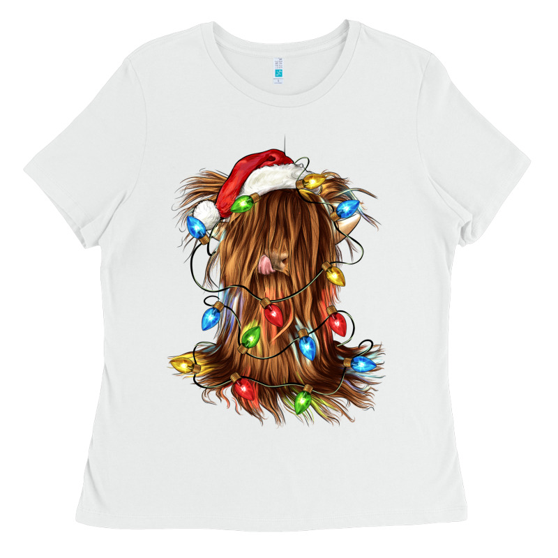 Christmas Heifer Cow Gnome Ladies Tee by CowGirlArtShop | Teevron