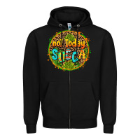 Black not today succa Zipper Hoodie - AdoDesignShop