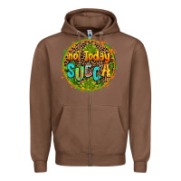 Chestnut not today succa Zipper Hoodie - AdoDesignShop